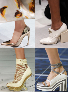 модная женская обувь весна 2013 на квадратном каблуке